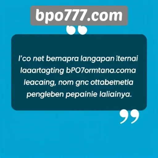 Tanggapan Pengguna Mengenai Layanan di Bpo777 Com